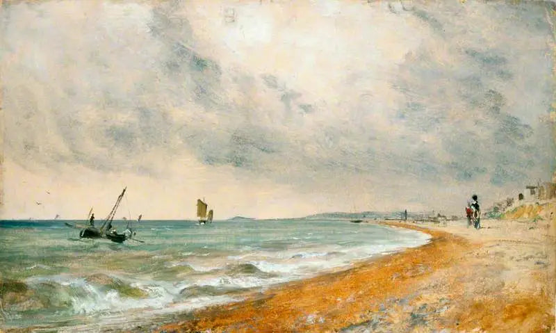 Hove-stranden med fiskebåter - John Constable