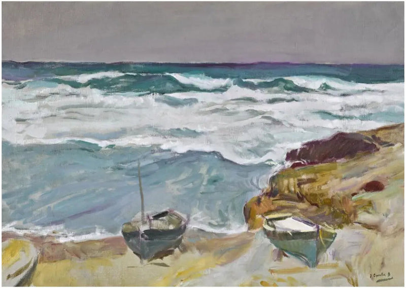 La Caleta-stranden, Malaga - Joaquín Sorolla