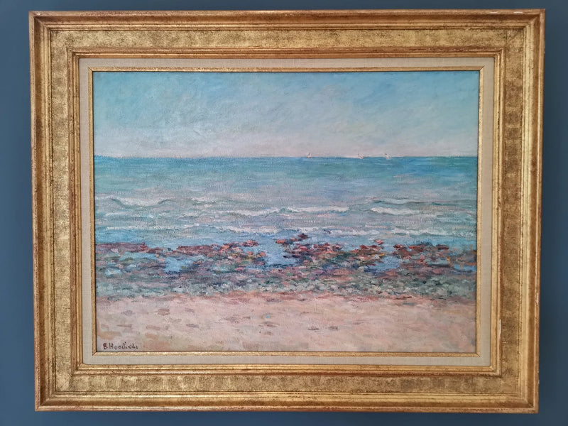 Strand ved Normandiekysten - Blanche Hoschede Monet