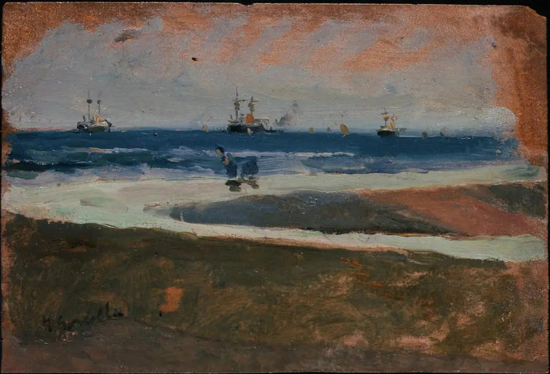 Valenciastrand - Joaquín Sorolla