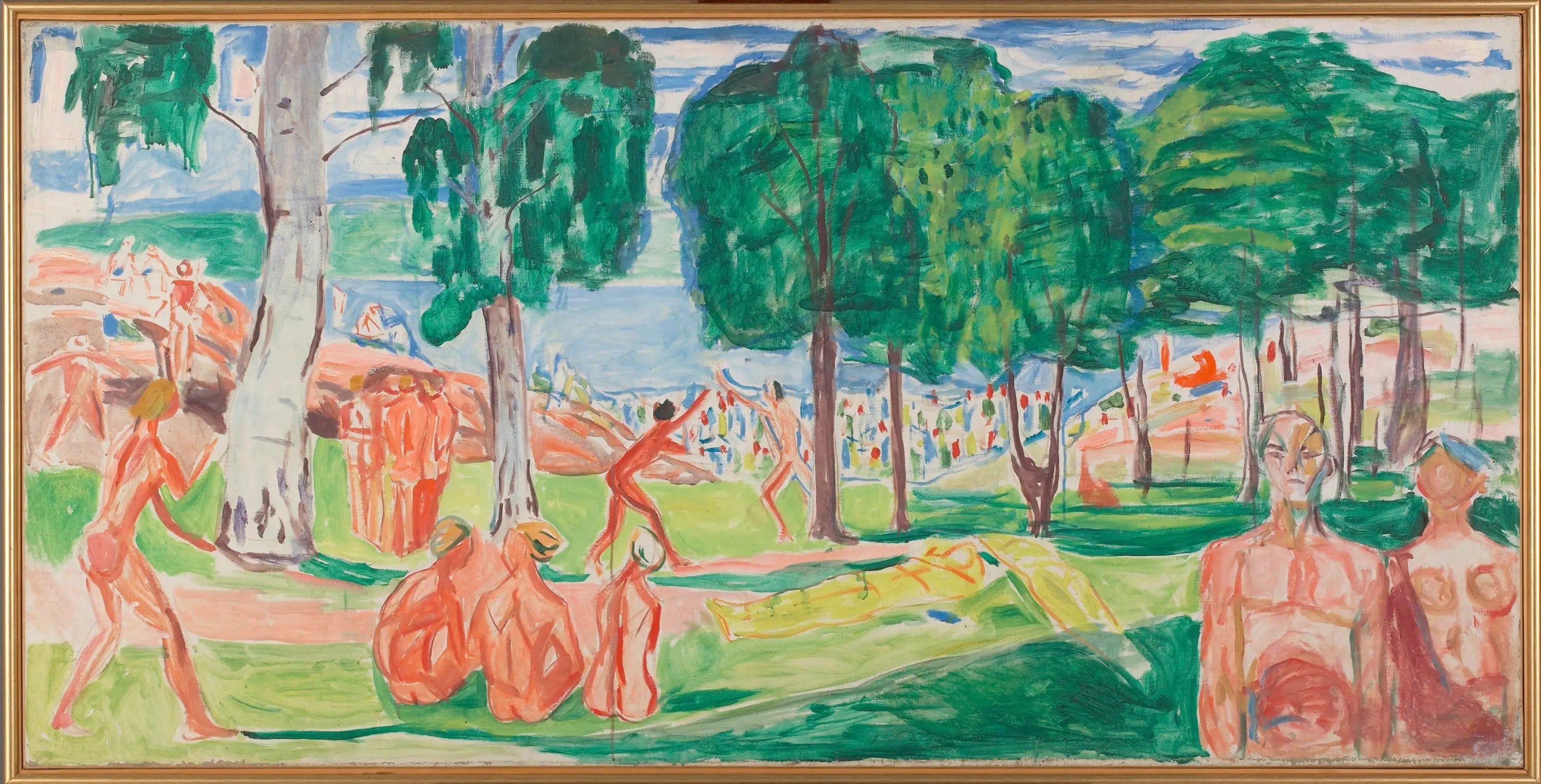 Reproduction du tableau « Plage - Edvard Munch » par Alpha Reproduction en peinture à l’huile