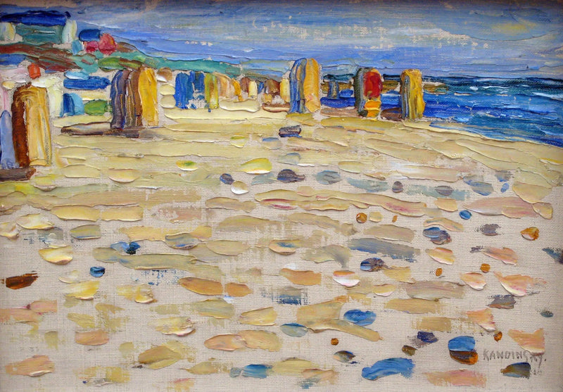 Strand i Holland - Vassily Kandinsky