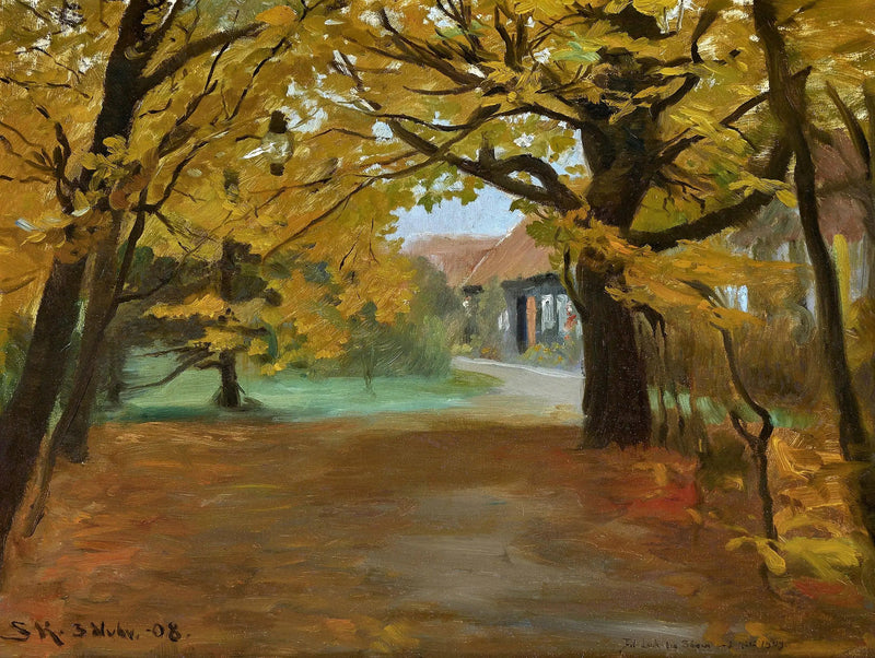 Plantasje i Skagen. - Peder Severin Krøyer
