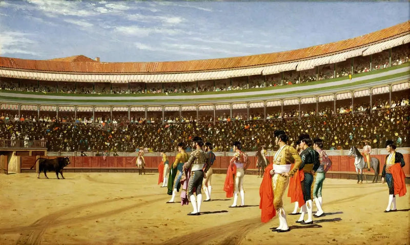 Plaza de toros: inngangen til tyren - Jean-Léon Gérôme