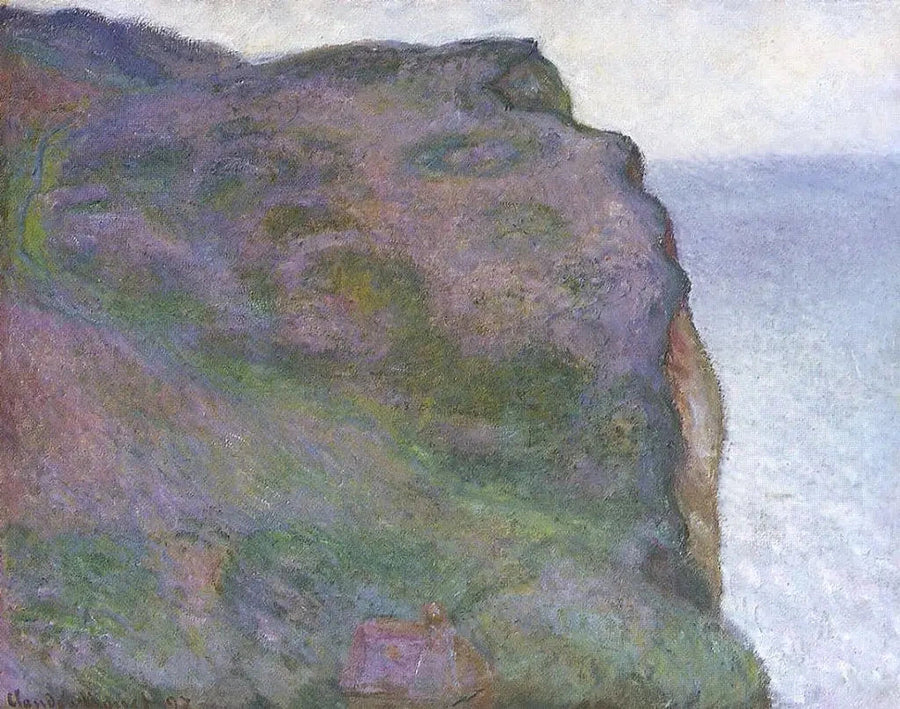La Pointe du Petit Ailly, gråvær, Kreeger W1447 - Claude Monet
