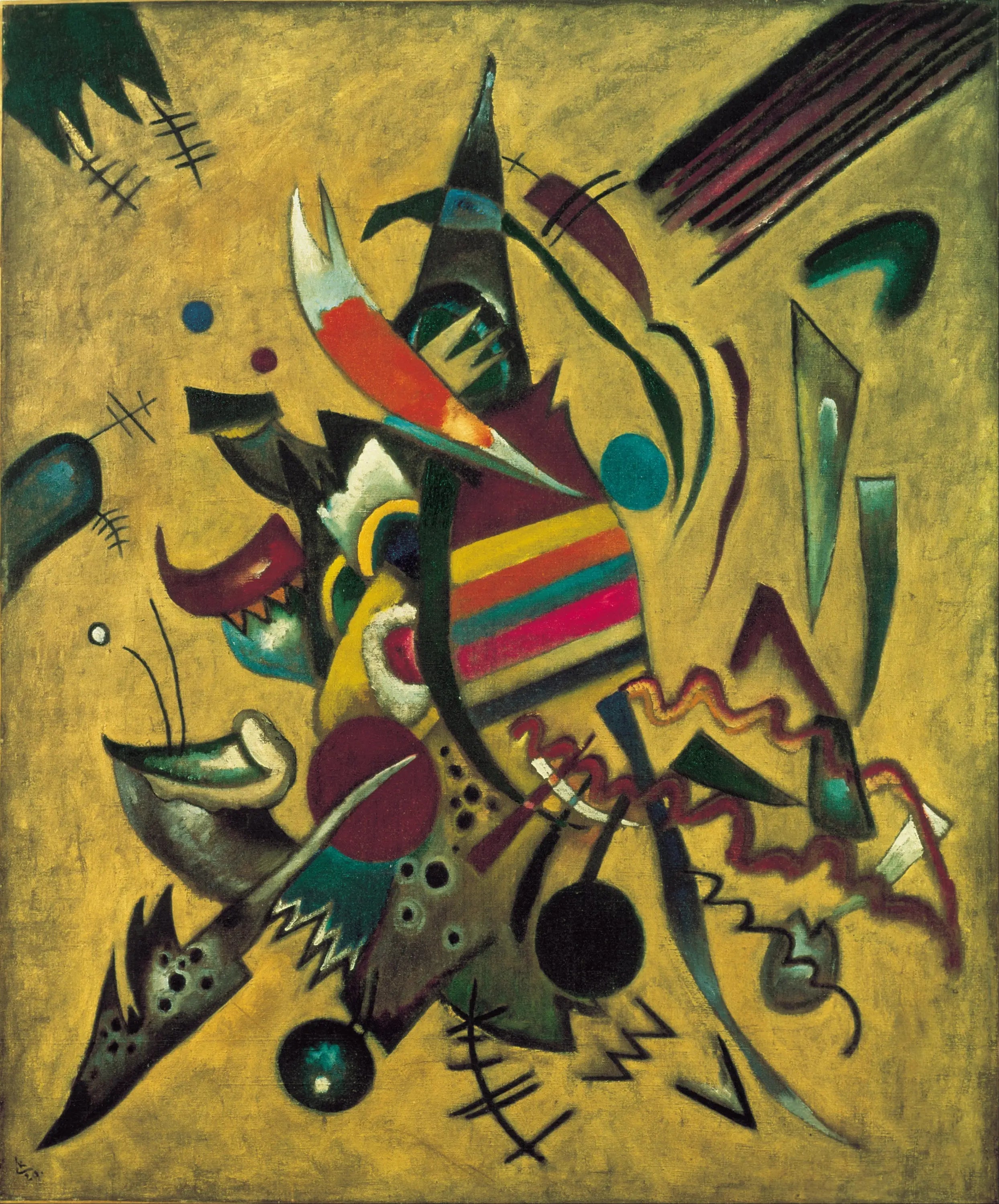 Points - Vassily Kandinsky image 1 reproduction d’œuvre d’art à l’huile