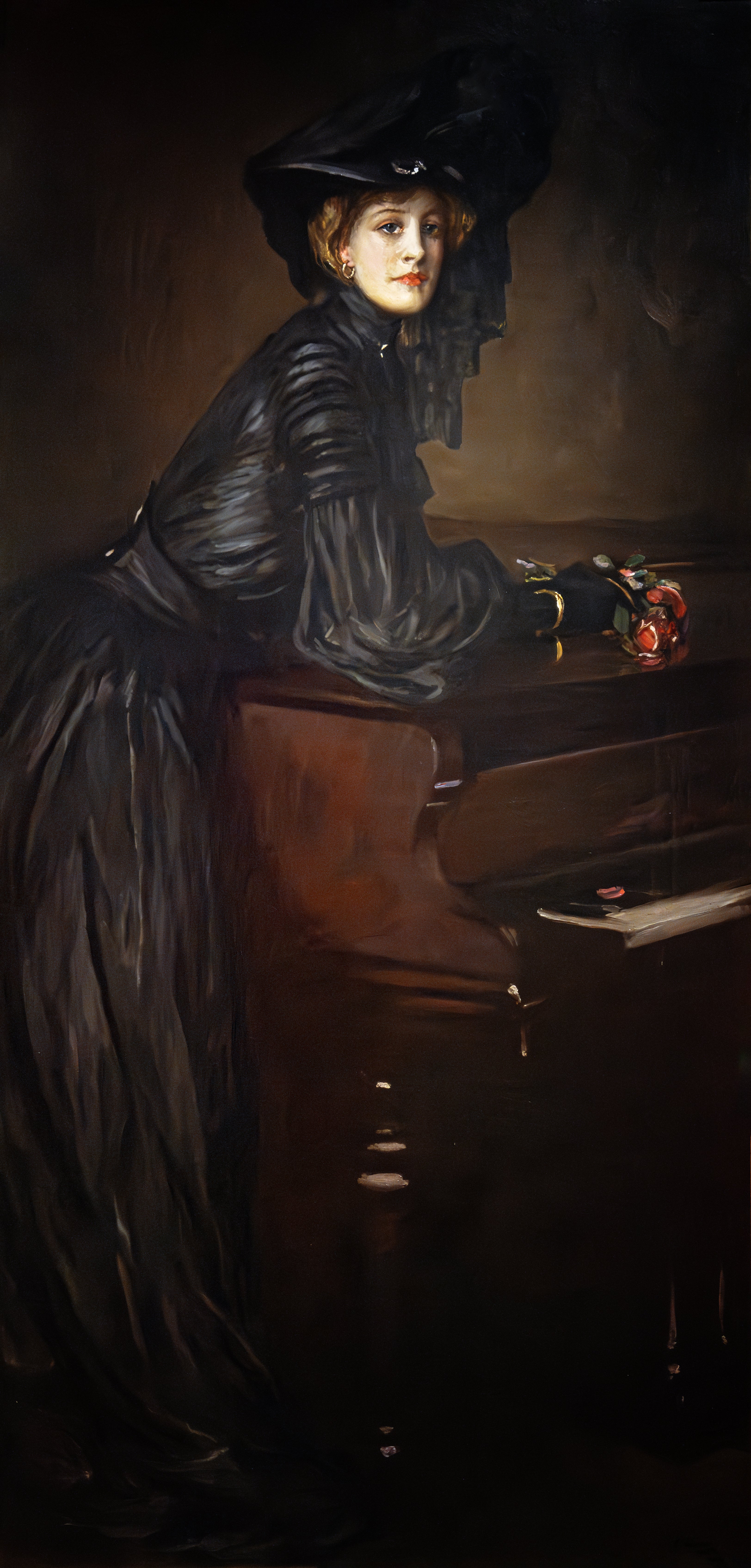Polymnia - John Lavery image 1 copie de tableau peinte à la main