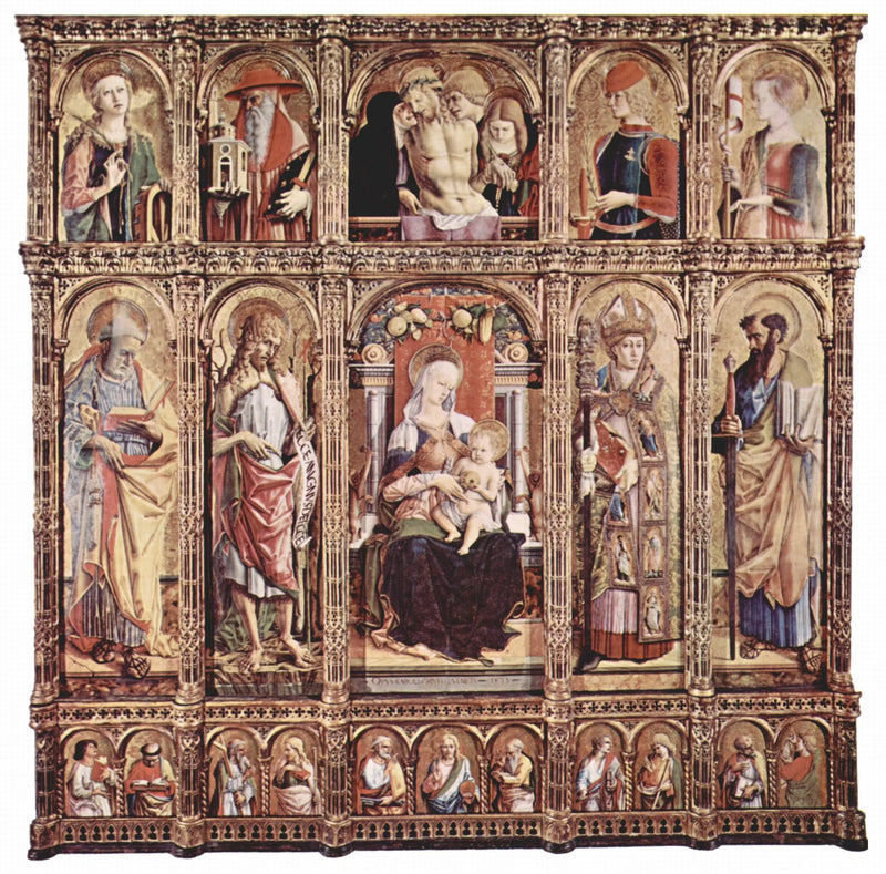 Polyptyk av Sant'Emidio - Carlo Crivelli