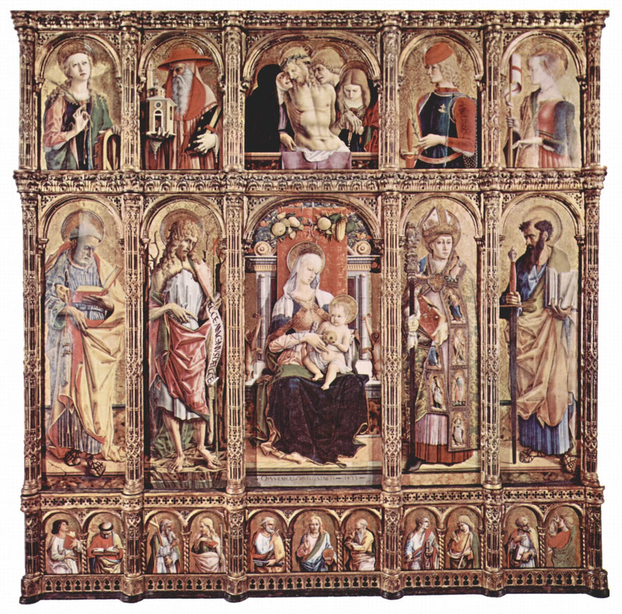 Polyptyk av Sant'Emidio - Carlo Crivelli
