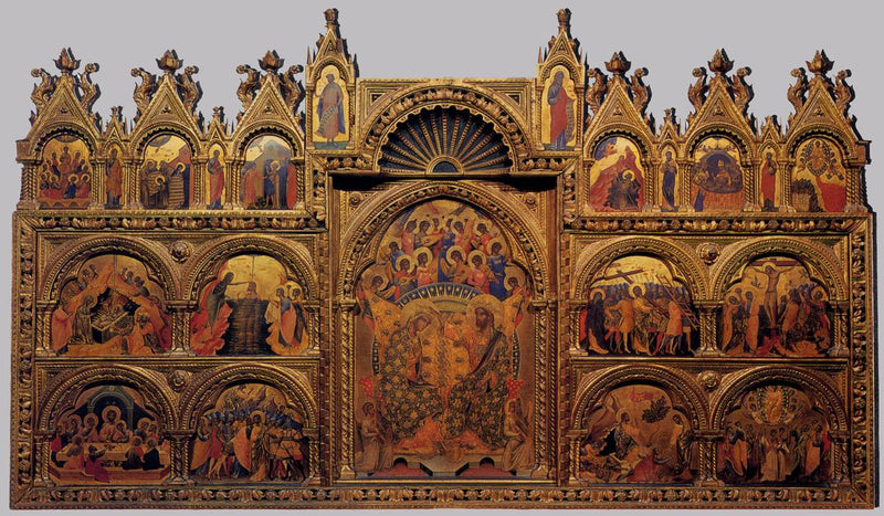 Polyptyk av Santa Chiara - Paolo Veneziano