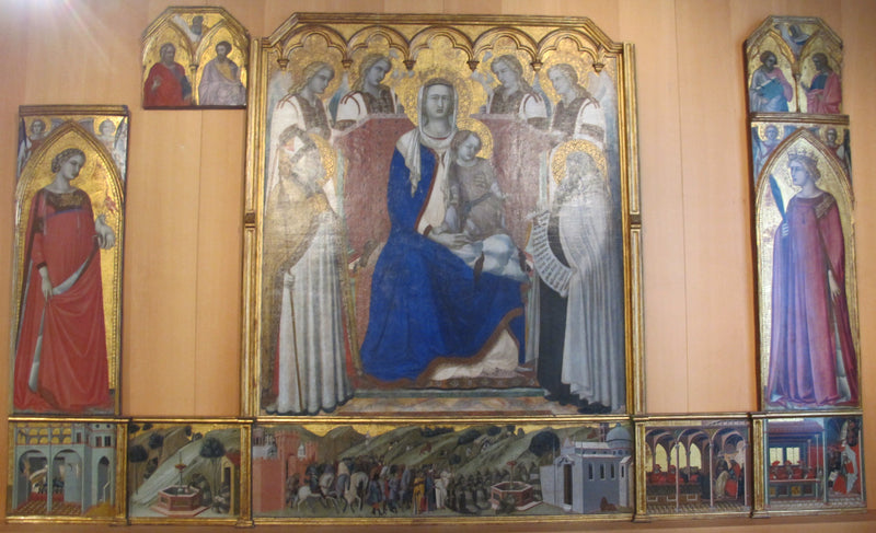 Polyptyk av karmelitterne - Pietro Lorenzetti