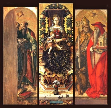 Polyptyk av katedralen i Camerino - Carlo Crivelli