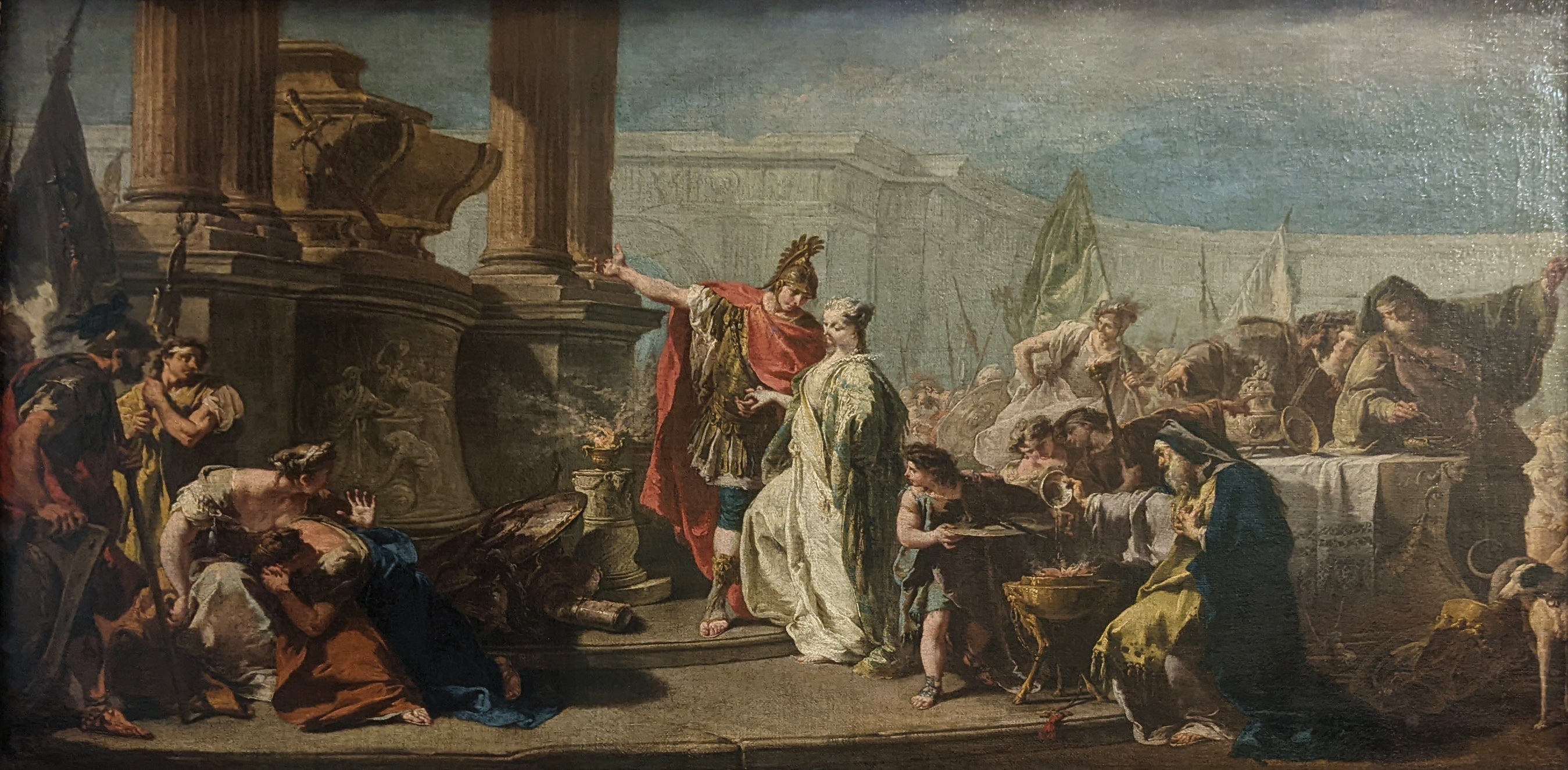 Polyxène devant le tombeau d’Achille - Giovanni Battista Pittoni - Alpha Reproduction