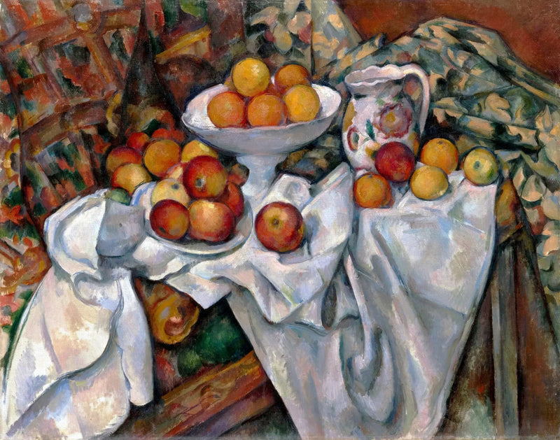Epler og Appelsiner - Paul Cézanne