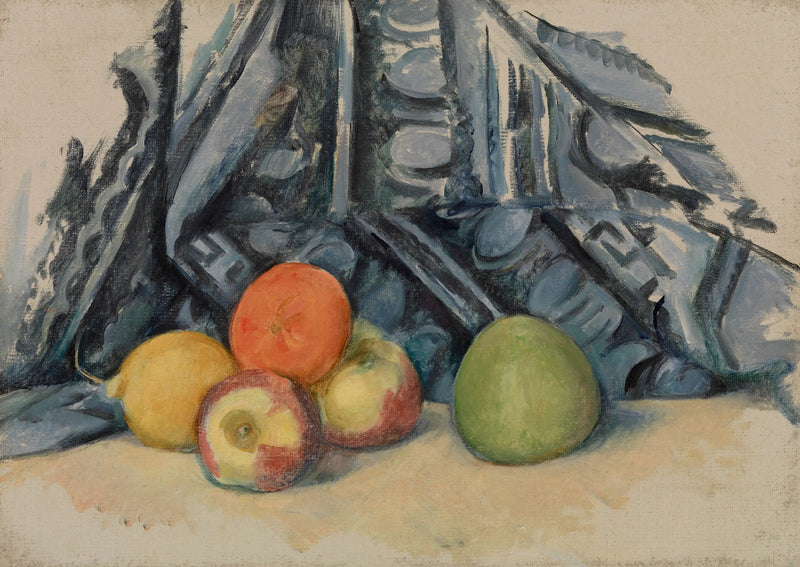 Epler og tepper - Paul Cézanne
