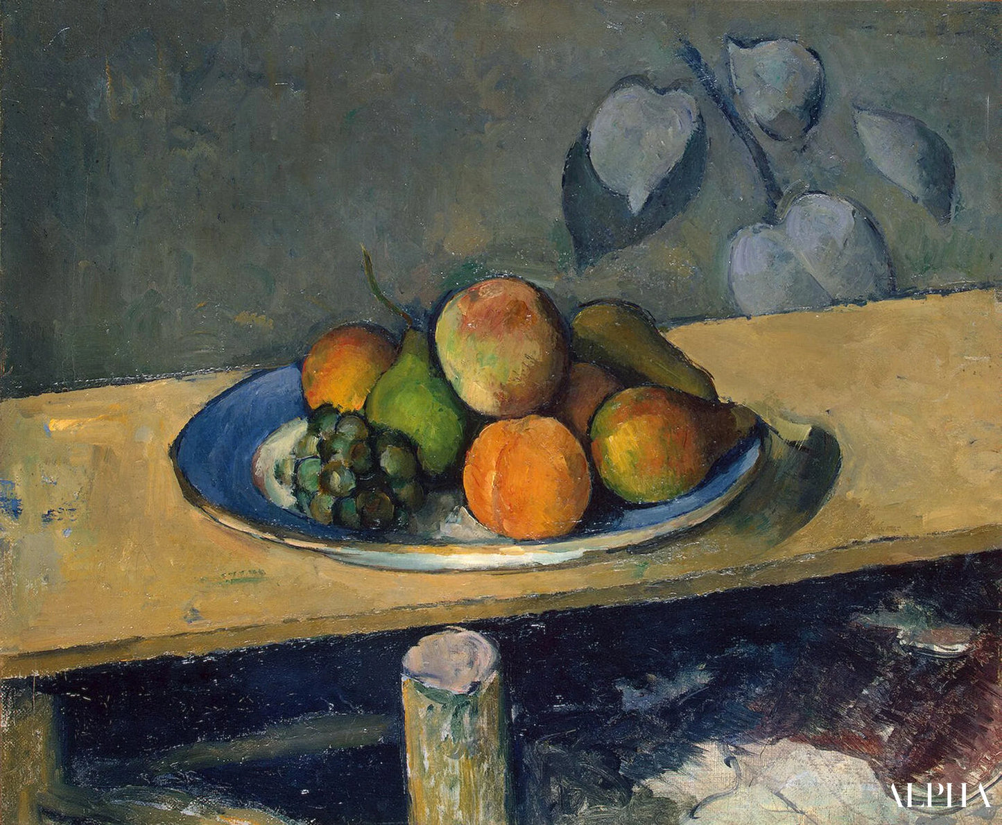 Epler, pærer og druer - Paul Cézanne - Høykvalitets reproduksjoner av malerier og bilder