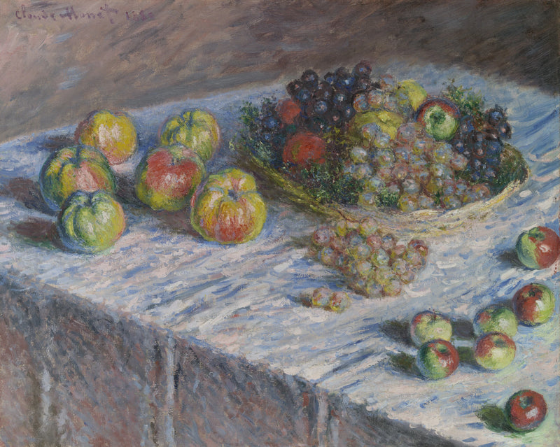 Epler og druer W546 - Claude Monet
