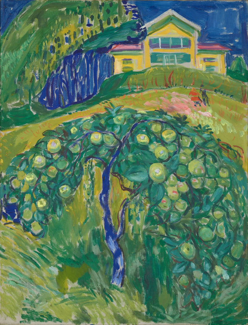 Epletre i hagen - Edvard Munch