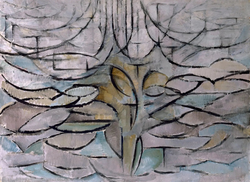 Blomstrende epletre - Piet Mondrian