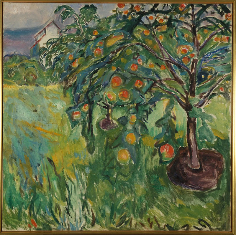 Epletre nær studioet - Edvard Munch