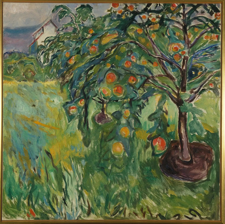 Epletre nær studioet - Edvard Munch