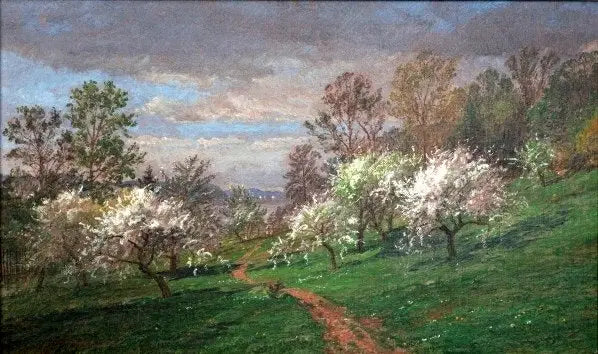Blomstrende epletrær - Jasper Francis Cropsey
