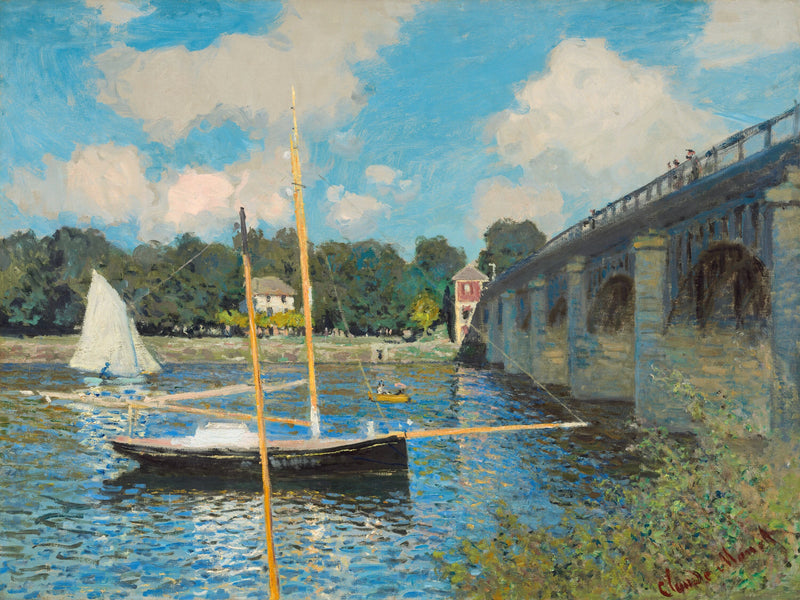 Argenteuil Bridge W312 - Claude Monet