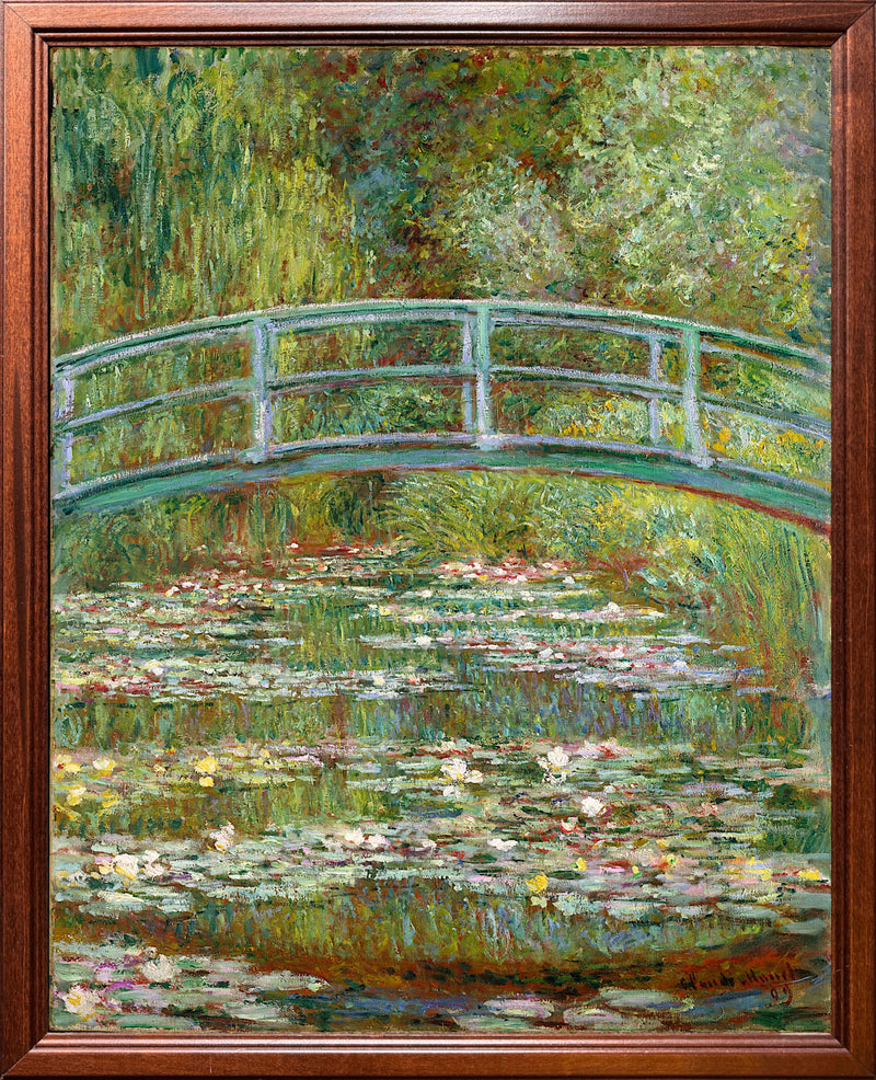 Svømmebassenget med vann - Claude Monet