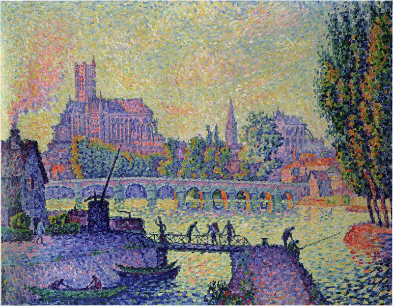 Auxerre-broen - Paul Signac