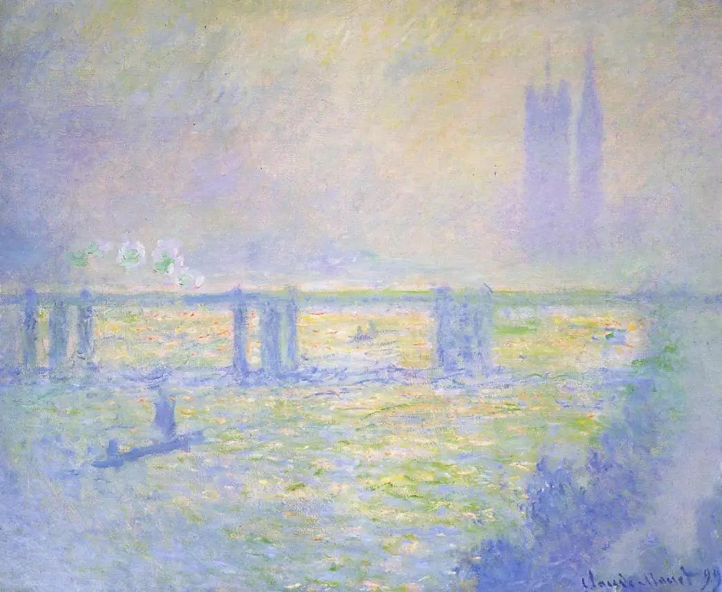 Pont de Charing - Claude Monet image 1 reproduction d’œuvre d’art à l’huile