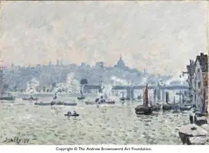 Charing Cross-broen - Alfred Sisley