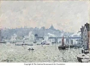 Charing Cross-broen - Alfred Sisley