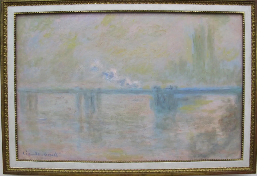 Pont de Charing Cross (overskyet dag), 1900 - Claude Monet