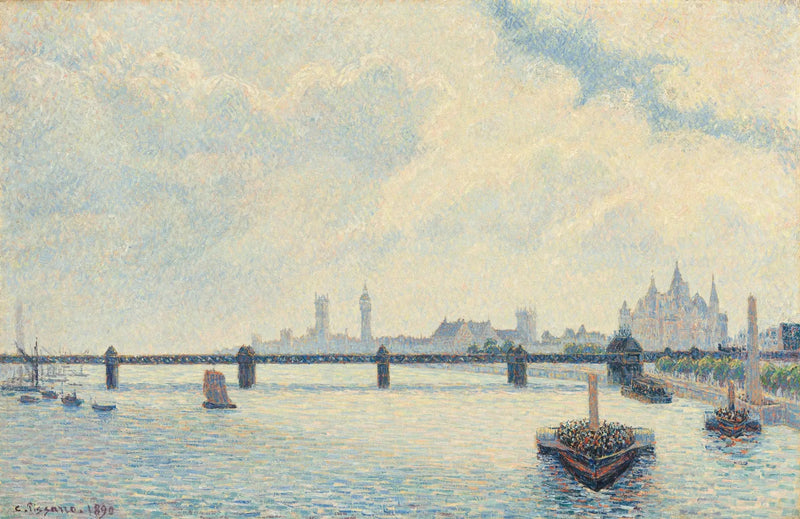 Charing Cross-broen, London - Camille Pissarro