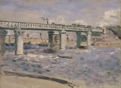 Jernbanebro i Argenteuil - Pierre-Auguste Renoir