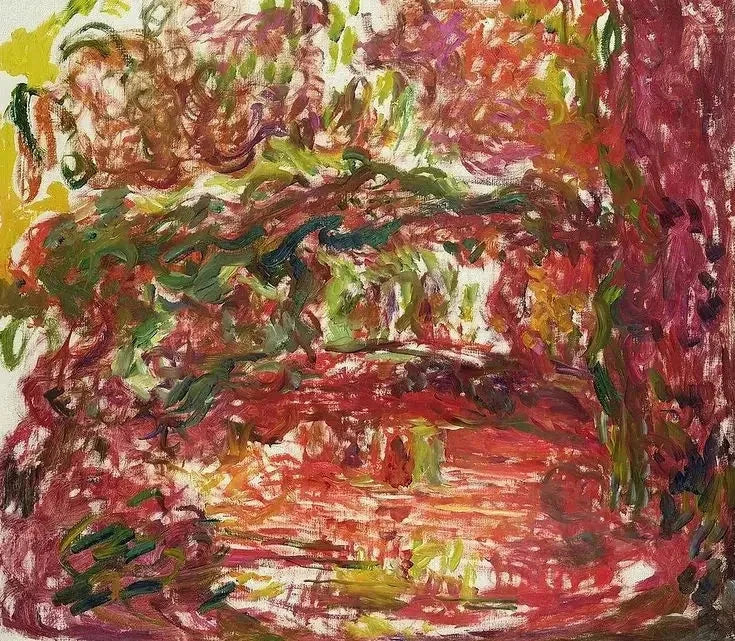 Den japanske broen - Claude Monet