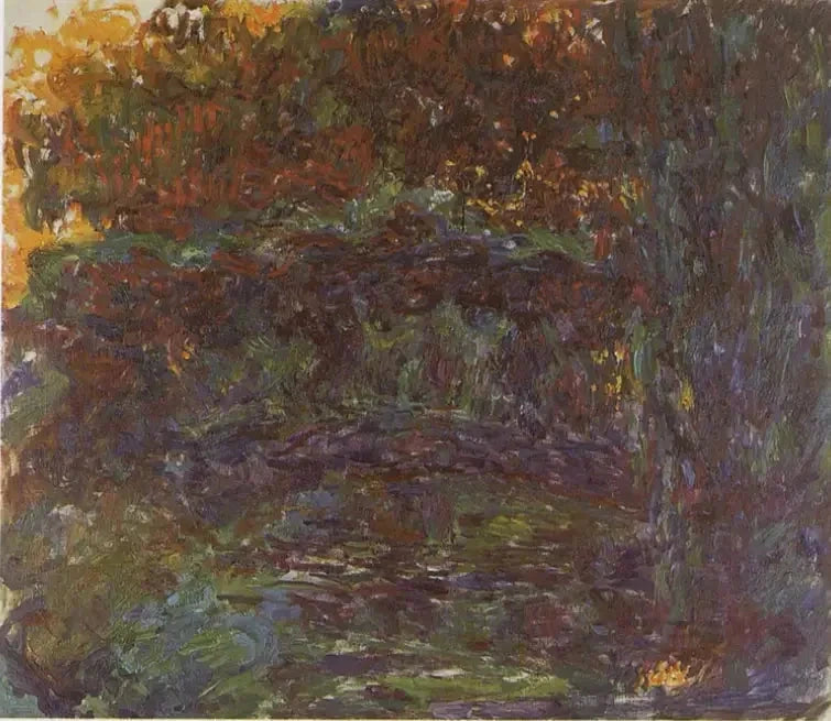 Den japanske broen - Claude Monet