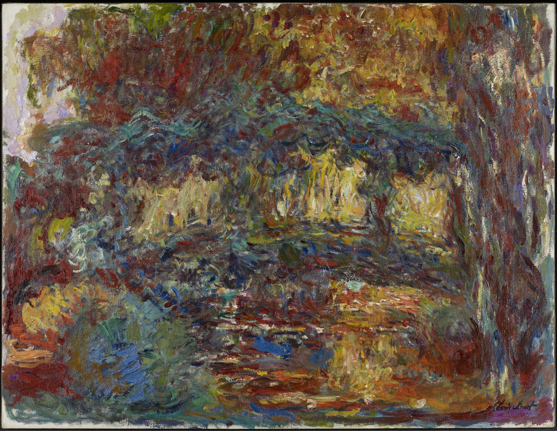 Den japanske broen - Claude Monet