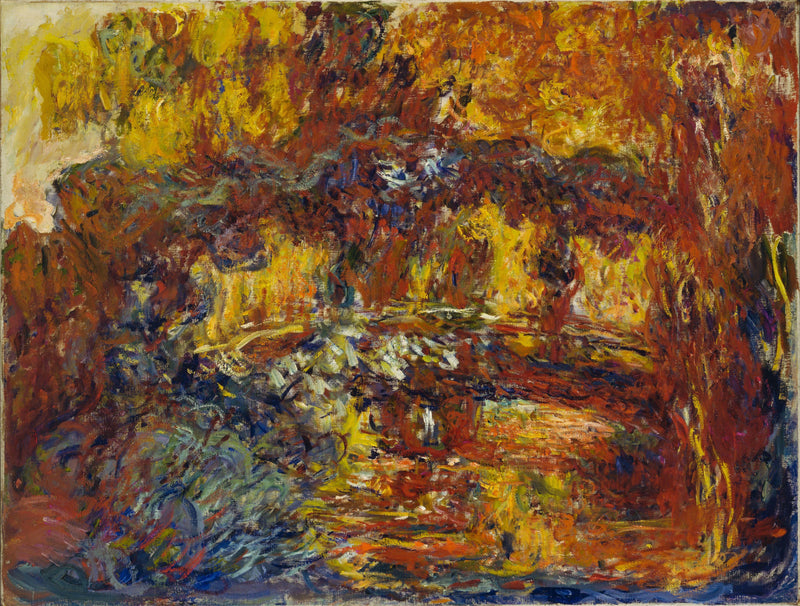 Den japanske broen - Claude Monet
