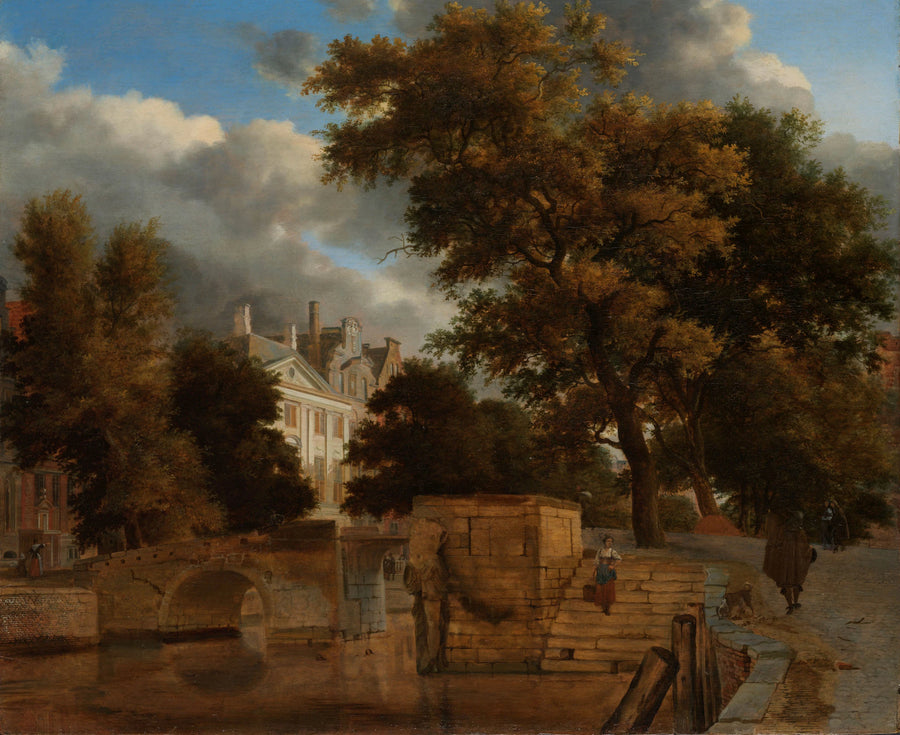 Le pont de pierre - Adriaen van de Velde