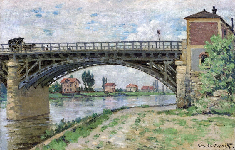 Argenteuil Road Bridge W278 - Claude Monet