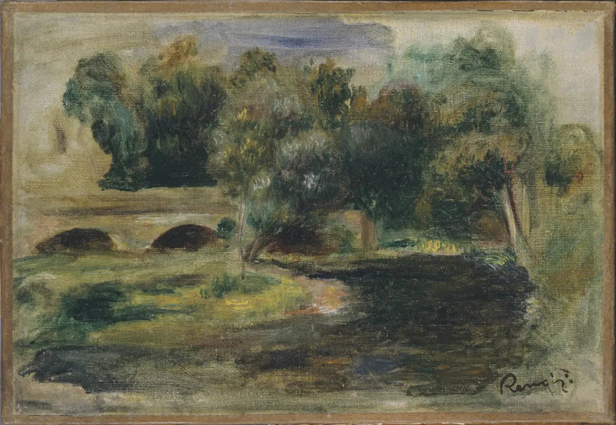 Bro over en elv - Pierre-Auguste Renoir