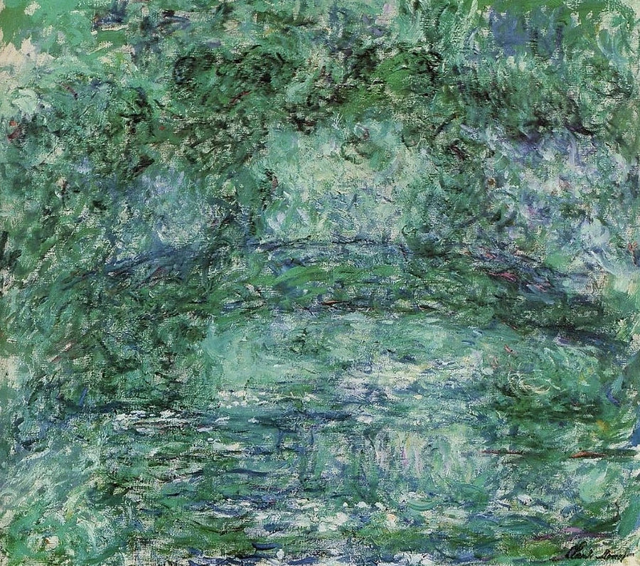 Den japanske broen (pont japonais) - Claude Monet