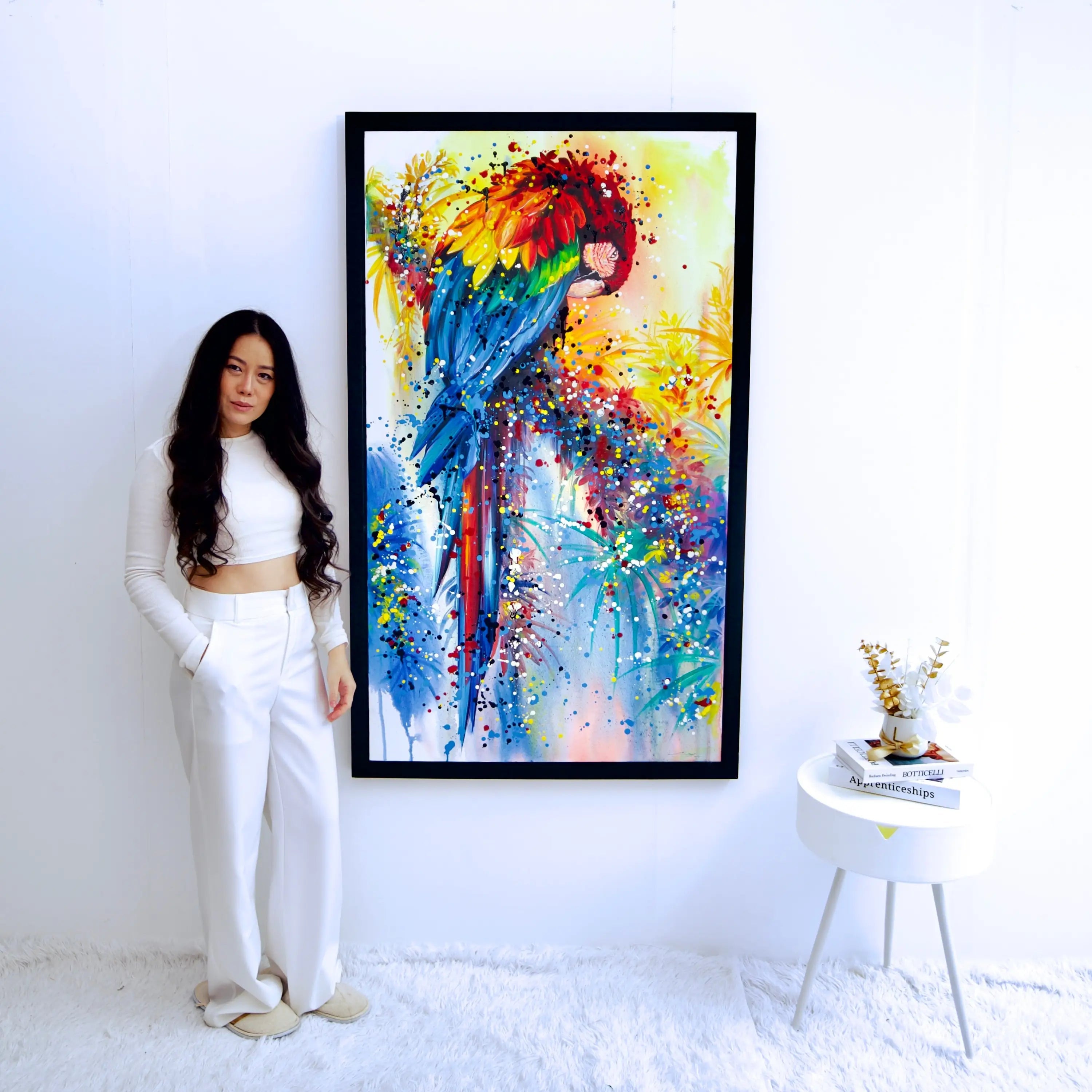Pop Art Perroquet | 80 X 140 cm image 3 reproduction réalisée par Alpha Reproduction