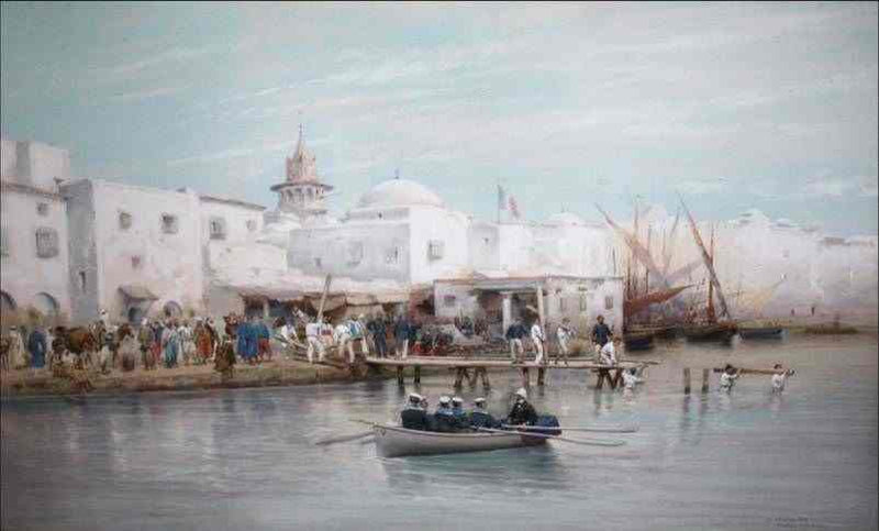 Port of Bizerte - Édouard Detaille
