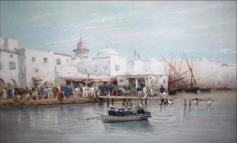 Port of Bizerte - Édouard Detaille