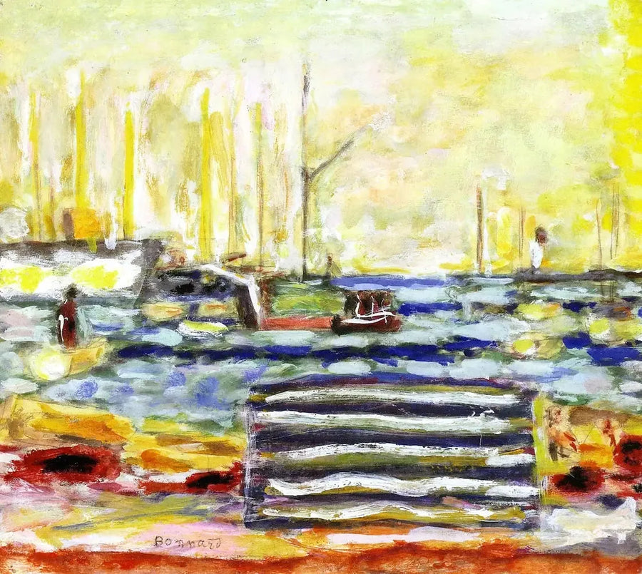 Cannes havn - Pierre Bonnard