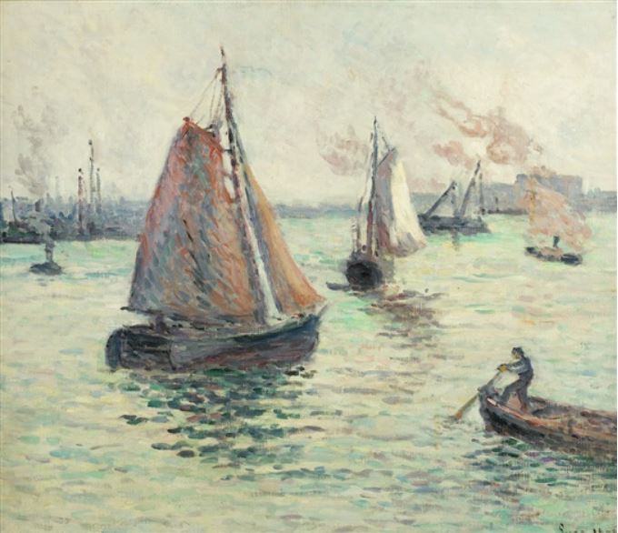 Rotterdam havn - Maximilien Luce