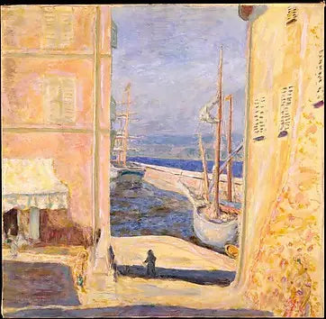 Havnen i Saint-Tropez - Pierre Bonnard