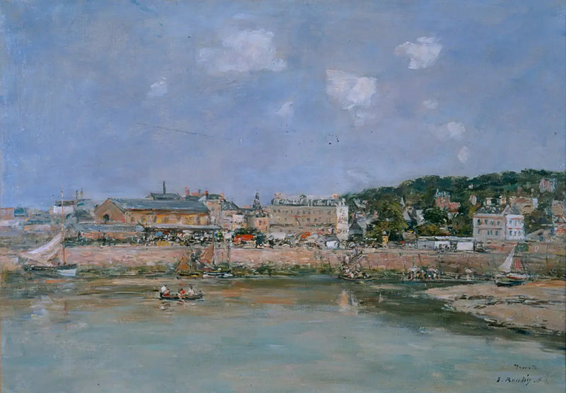 Trouville Havn - Eugène Boudin
